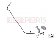 BMW Motorrad BMW 2016 C-Models C 650 GT 16 (0C05, 0C15) Latch mechanism, storage bin, left