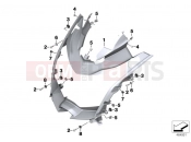 BMW Motorrad BMW 2016 C-Models C 650 GT 16 (0C05, 0C15) Headlight bracket
