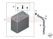 BMW Motorrad BMW 2016 C-Models C 650 GT 16 (0C05, 0C15) Battery AGM