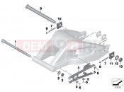 BMW Motorrad BMW 2016 S models S 1000 RR 15 (0D10,0D21) Trailing arm - Mounted parts