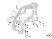 BMW Motorrad BMW 2016 S models S 1000 RR 15 (0D10,0D21) Engine mount - swing arm pivot