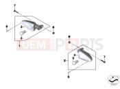BMW Motorrad BMW 2016 S models S 1000 RR 15 (0D10,0D21) Turn signals, rear