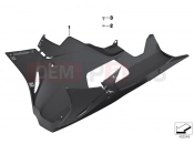 BMW Motorrad BMW 2016 S models S 1000 RR 15 (0D10,0D21) Engine spoiler in Carbon
