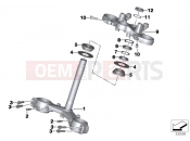 BMW Motorrad BMW 2016 S models S 1000 R (0D02, 0D12) Fork bridge