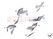 BMW Motorrad BMW 2016 S models S 1000 R (0D02, 0D12) Primed parts