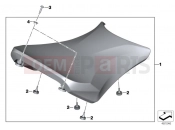 BMW Motorrad BMW 2016 S models S 1000 R (0D02, 0D12) Bench seat
