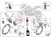 BMW Motorrad BMW 2016 S models S 1000 XR (0D03, 0D13) Brake service