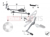 BMW Motorrad BMW 2016 S models S 1000 XR (0D03, 0D13) Shift lever