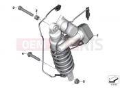 BMW Motorrad BMW 2016 S models S 1000 XR (0D03, 0D13) Spring strut, ESA, rear