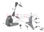 BMW Motorrad BMW 2016 S models S 1000 XR (0D03, 0D13) Level sensor, rear