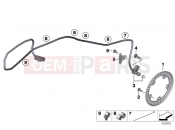 BMW Motorrad BMW 2016 S models S 1000 XR (0D03, 0D13) Rotational-speed sensor, rear