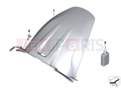 BMW Motorrad BMW 2016 S models S 1000 XR (0D03, 0D13) Rear wheel cover