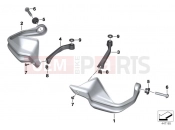 BMW Motorrad BMW 2016 S models S 1000 XR (0D03, 0D13) Hand protector