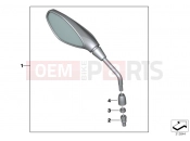 BMW Motorrad BMW 2016 S models S 1000 XR (0D03, 0D13) Mirror