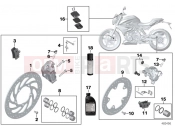 BMW Motorrad BMW 2016 G-Models G 310 GS (0G02, 0G12) Brake service