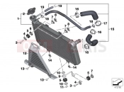 BMW Motorrad BMW 2016 G-Models G 310 GS (0G02, 0G12) Radiator