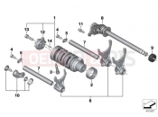 BMW Motorrad BMW 2016 G-Models G 310 GS (0G02, 0G12) Inside shift-control components