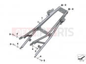 BMW Motorrad BMW 2016 G-Models G 310 GS (0G02, 0G12) Rear frame