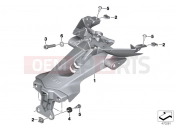 BMW Motorrad BMW 2016 G-Models G 310 GS (0G02, 0G12) License plate holder