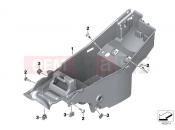 BMW Motorrad BMW 2016 G-Models G 310 GS (0G02, 0G12) Battery tray