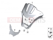 BMW Motorrad BMW 2016 G-Models G 310 GS (0G02, 0G12) Headlight cover