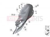 BMW Motorrad BMW 2016 G-Models G 310 GS (0G02, 0G12) Tank cover, side