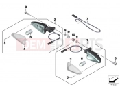 BMW Motorrad BMW 2016 G-Models G 310 GS (0G02, 0G12) Turn signals, front