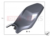 BMW Motorrad BMW 2016 G-Models G 310 GS (0G02, 0G12) Low-profile bench seat