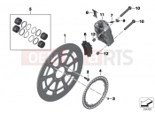 BMW Motorrad BMW 2014 S models HP4 (0D01, 0D11) Front wheel brake