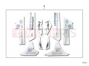 BMW Motorrad BMW 2014 S models HP4 (0D01, 0D11) Sponsor decals