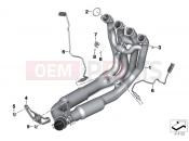 BMW Motorrad BMW 2014 S models S 1000 RR 15 (0D10,0D21) Exhaust manifold