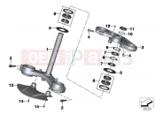 BMW Motorrad BMW 2014 S models S 1000 RR 15 (0D10,0D21) Fork bridge