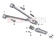 BMW Motorrad BMW 2014 S models S 1000 RR 15 (0D10,0D21) Rear footrests