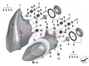 BMW Motorrad BMW 2014 S models S 1000 RR 15 (0D10,0D21) Headlight