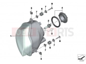 BMW Motorrad BMW 2014 S models S 1000 R (0D02, 0D12) Headlight
