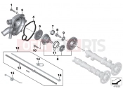 BMW Motorrad BMW 2014 F-Models K7x F 800 GT (0B03, 0B13) Water pump