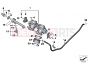 BMW Motorrad BMW 2014 F-Models K7x F 800 GT (0B03, 0B13) Throttle Housing Assy