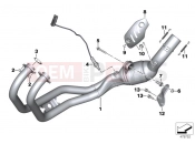 BMW Motorrad BMW 2014 F-Models K7x F 800 GT (0B03, 0B13) Exhaust manifold