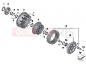BMW Motorrad BMW 2014 F-Models K7x F 800 GT (0B03, 0B13) Clutch - single parts