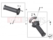 BMW Motorrad BMW 2014 F-Models K7x F 800 GT (0B03, 0B13) Handlebar grip, heated