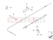 BMW Motorrad BMW 2014 F-Models K7x F 800 GT (0B03, 0B13) Bowden cables