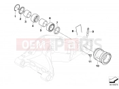 BMW Motorrad BMW 2014 F-Models K7x F 800 GT (0B03, 0B13) Swinging fork, eccentric