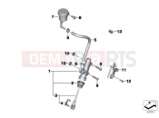 BMW Motorrad BMW 2014 F-Models K7x F 800 GT (0B03, 0B13) Brake master cylinder