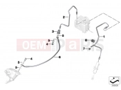 BMW Motorrad BMW 2014 F-Models K7x F 800 GT (0B03, 0B13) Brake pipe rear ABS