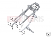 BMW Motorrad BMW 2014 F-Models K7x F 800 GT (0B03, 0B13) Rear frame
