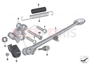 BMW Motorrad BMW 2014 F-Models K7x F 800 GT (0B03, 0B13) Side stand