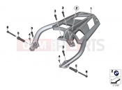 BMW Motorrad BMW 2014 F-Models K7x F 800 GT (0B03, 0B13) Luggage grid