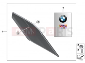 BMW Motorrad BMW 2014 F-Models K7x F 800 GT (0B03, 0B13) Set of mudguards