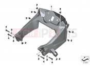 BMW Motorrad BMW 2014 F-Models K7x F 800 GT (0B03, 0B13) Front panel carrier
