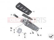 BMW Motorrad BMW 2014 F-Models K7x F 800 GT (0B03, 0B13) Rear footrests